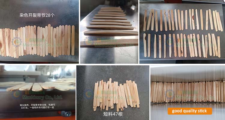 ice cream stick quality inspection