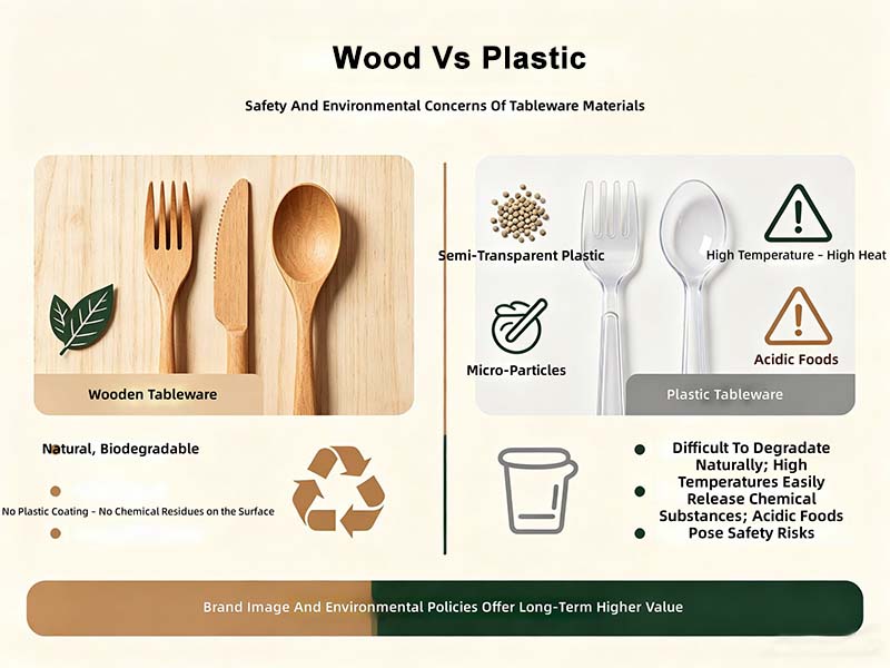 Wood VS Plastic cutlery