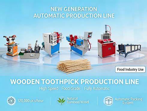 wooden coffee stick maker machine