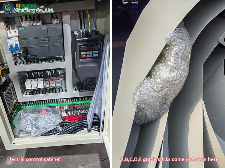 Cooff stick sorting machine details