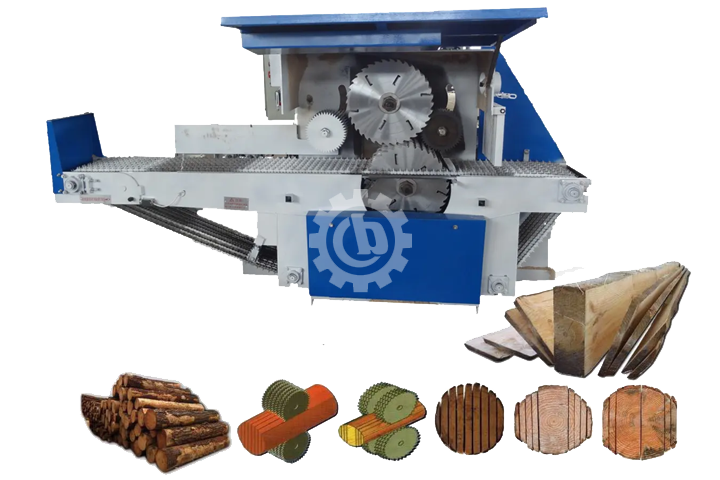 multi-blade-log-cutting-machine