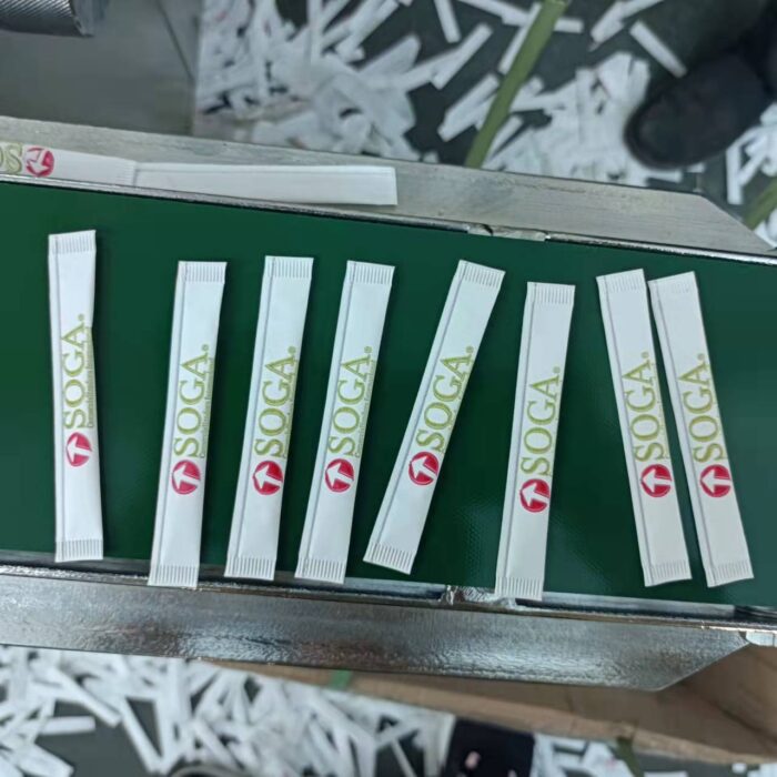 Professionellt dubbelhuvud pneumatisk tandpetare flaskan f&ouml;rpackningsmaskin