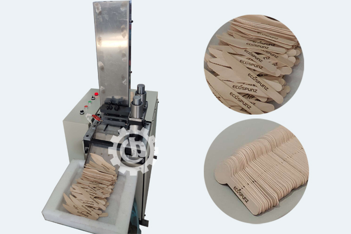 Ice Cream Stick Branding Machine Video-Wooden Machine Video