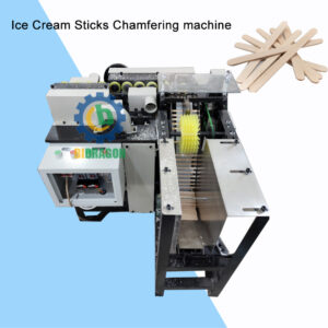 Wooden Tongue Depressor Chamfering Machine|Ice Cream Sticks/Spoon Chamfering Machine|Coffee Stirrer Chamfering Machine
