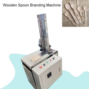 Wood ice cream stick hot branding machine of spoon, tongue depressor hot brander