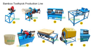 Wood / Bamboo Toothpick Accessory Machines / Toothpick Making Machine / Production Line