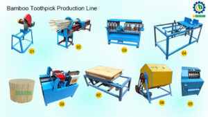 Selling Bamboo Sharpened Toothpick Making Toothpick Production Line