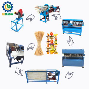 Complete Bamboo Toothpick Production Line Machine BBQ Stick Making Machine Wood Toothpick
