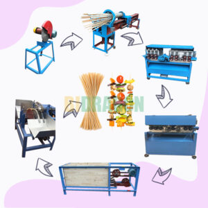 Low Price Bamboo BBQ Stick Making Machine Toothpick Production Line