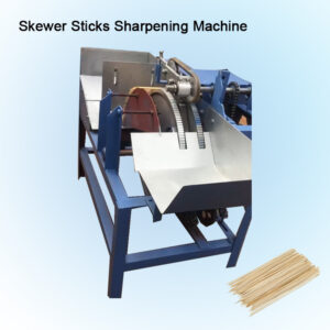 Toothpick Slicing Machine BBQ Stick Machine Price Wood Bamboo Skewer Sharpening Machine For Sale