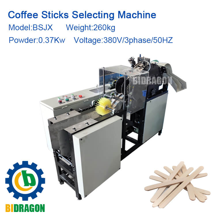 Automatic Wooden Ice Cream Stick Making Selecting Machine / Ice Cream Stick Machine