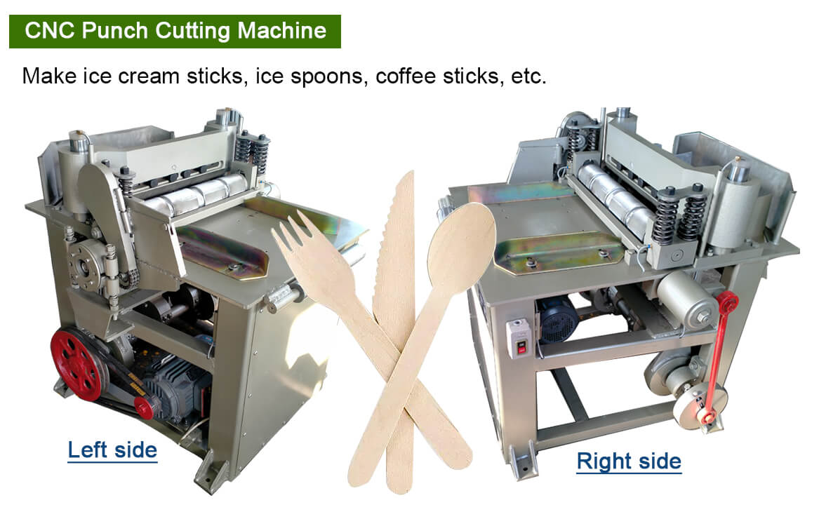 High Efficient Wooden Coffee Stirrer Making Machine Ice Cream Stick Bar Machine