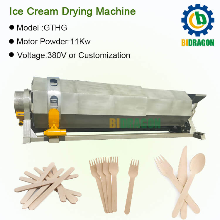 Bidragon Ice Cream Drying Polishing Machine