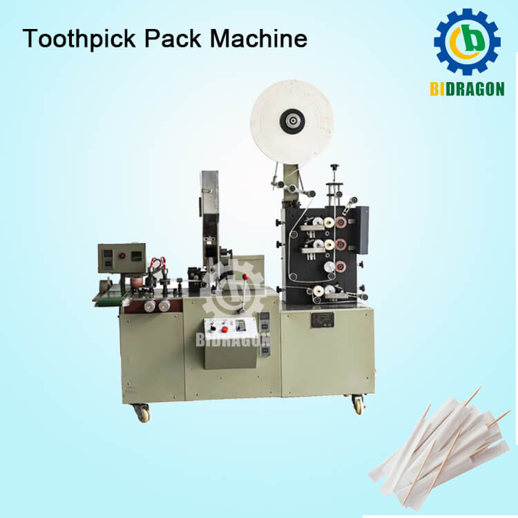 HOT SALE Wooden/Bamboo Toothpick Single Paper Bag Packing Machine